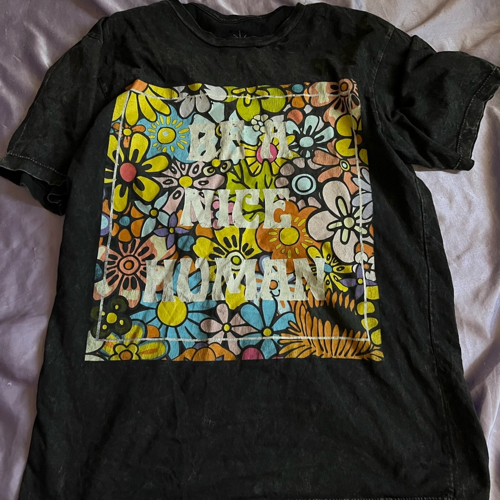“Be a Nice Human” Earthbound t-shirt